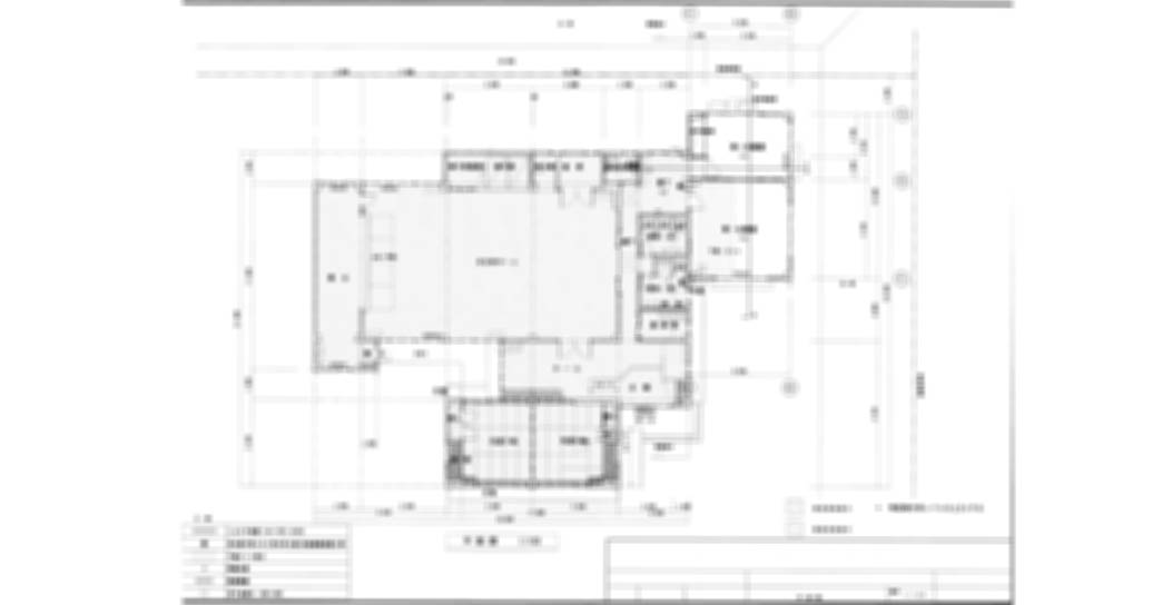 製作事例　建築　一般平面図　A1　before