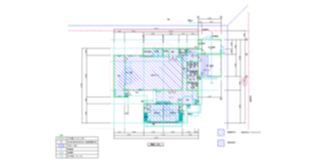 製作事例　建築　一般平面図　A１　After