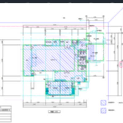 製作事例　建築　一般平面図　A１　After